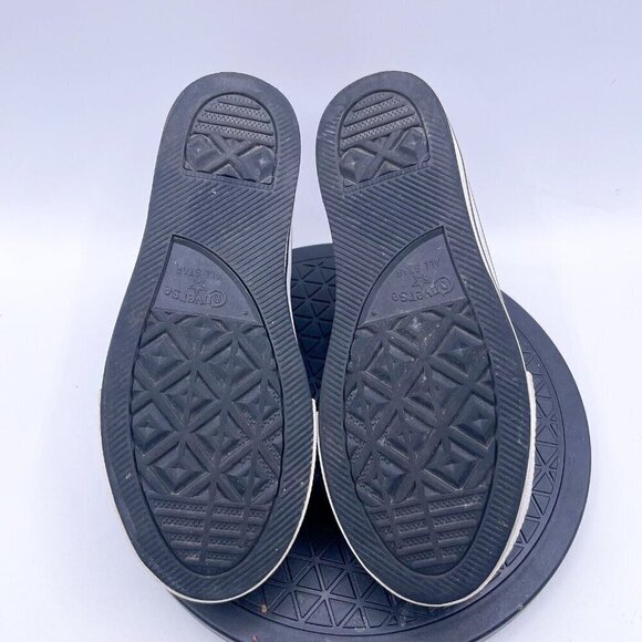 Converse CTAS Eva Lift OX Girls Size 3 Glitter Lace Up Low Sneaker Shoes - Picture 6 of 9